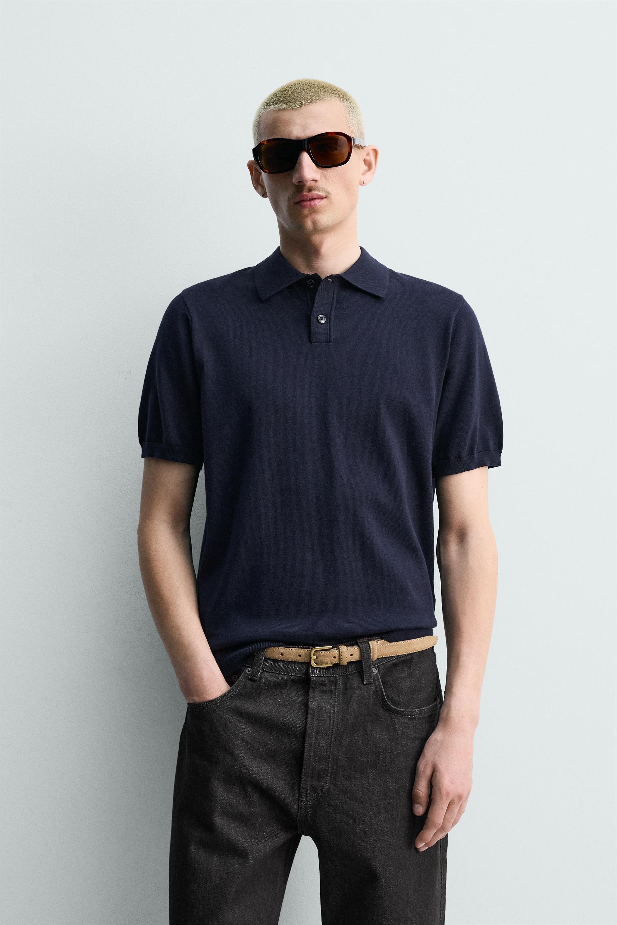 POLO REGULAR FIT EN MAILLE